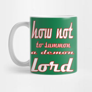 how not to summon a demon lord Mug